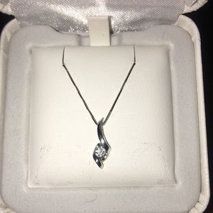 1/8th carat diamond necklace